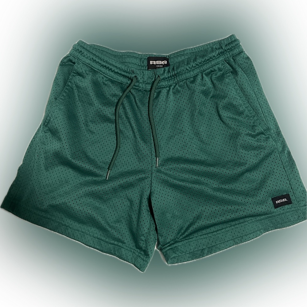 RSQ Men's Athletic Shorts in Forest Green